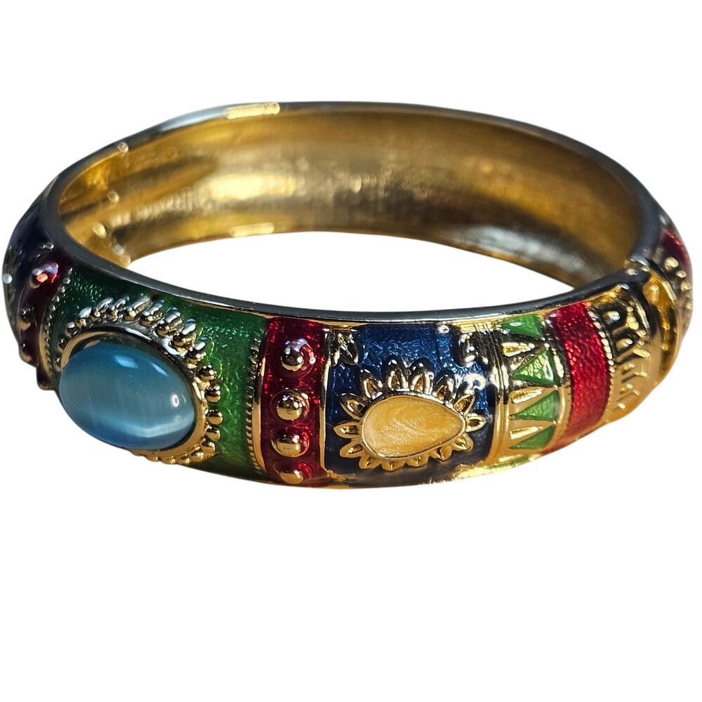 VTG 80s Jeweled Spell-cast Bracelet PROTECTION Against CURSES Spell Spellcaster